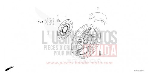 REAR WHEEL SH125ADT de 2026